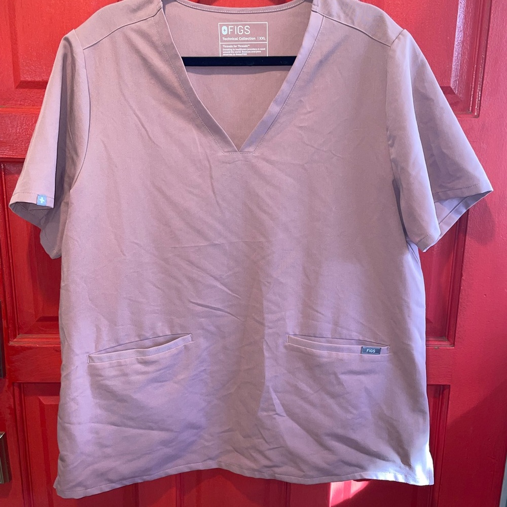 FIGS LIMITED EDITION MAUVE CASMA TOP IN XXL